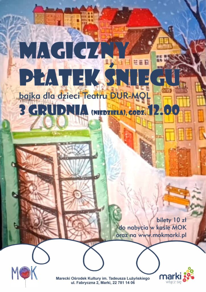 MAGICZNY PLATEK SNIEGU plakat