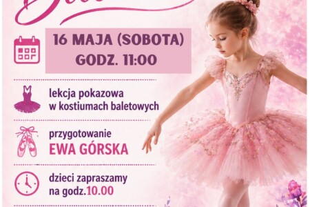 mała balerina plakat pokaz maja